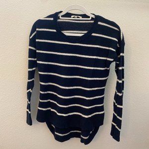 Madewell striped blue & white sweater XS